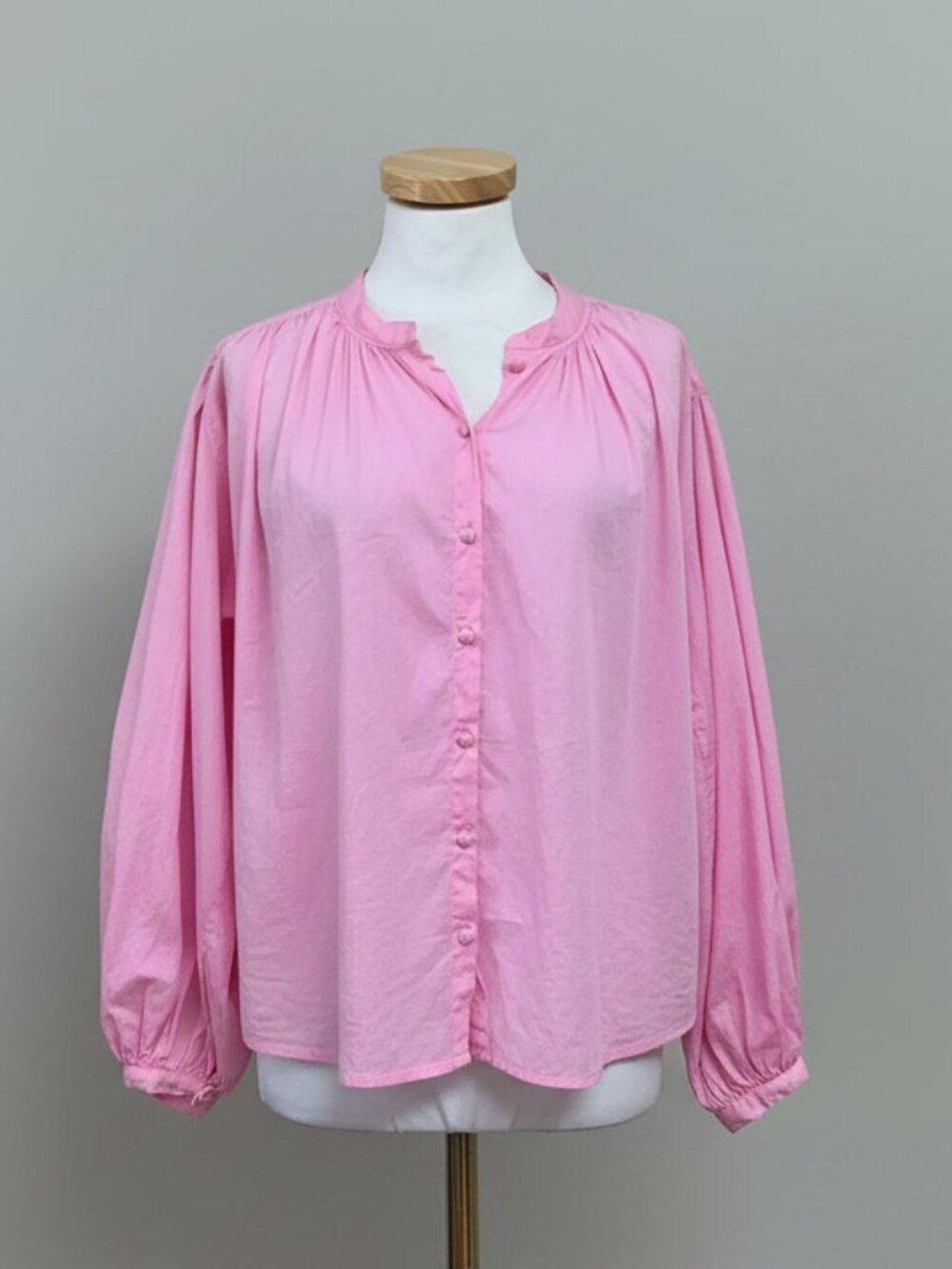 Berenice hot pink cotton blouse, size M